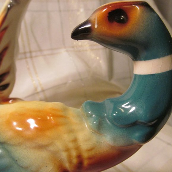 Pheasants Pair Beautiful Decoration Hunters Cabin Man Cave Gift Royal Copley! - Picture 6 of 16